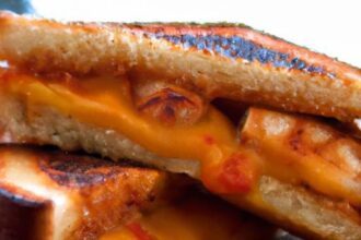 Savor the Ultimate BBQ Chicken Grilled Cheese Delight