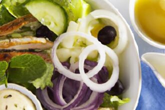 Mediterranean Delight: Fresh Tzatziki Chicken Salad Recipe