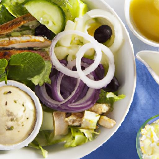 Mediterranean Delight: Fresh Tzatziki Chicken Salad Recipe