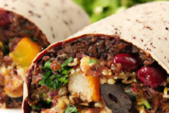 Power-Packed Black Bean & Quinoa Wrap: A Healthy Delight