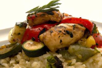 Savor the Flavors: Mediterranean Chicken with Orzo Delight
