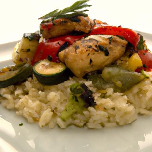 Savor the Flavors: Mediterranean Chicken with Orzo Delight