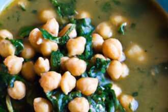Nourishing Spinach and Chickpea Soup: A Wholesome Delight