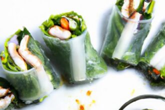 Fresh & Flavorful: Shrimp and Avocado Spring Rolls Recipe