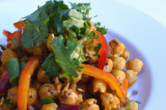 Crunchy Roasted Chickpea & Veggie Bowl: A Flavorful Feast