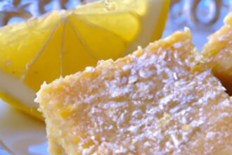 Zesty Vegan Lemon Bars: A Tangy Twist on a Classic Treat