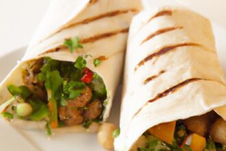 Wholesome Gluten-Free Chickpea Wrap: A Tasty Twist