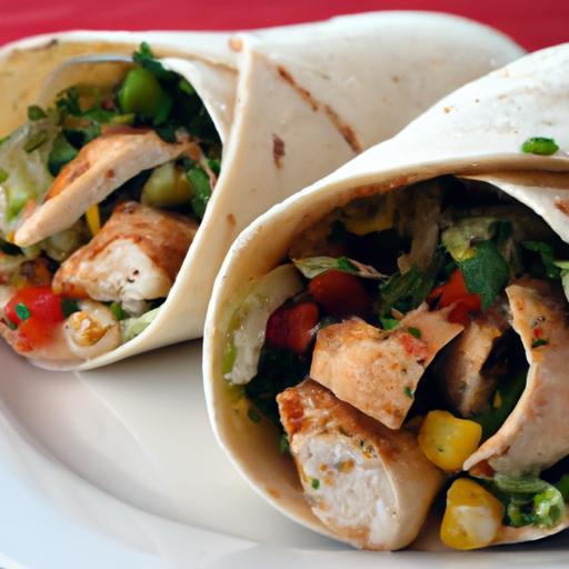 Spice Up Lunch with Flavorful Santa Fe Chicken Wraps