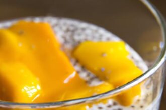 Tropical Twist: How to Make Chia Seed Pudding with Mango