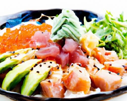 Vibrant Chirashi Delight: Tuna & Salmon Bowl Unveiled
