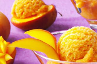 Chill Out with Refreshing Fruit Sorbet: A Sweet Delight