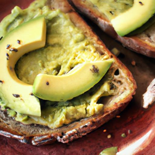 Creamy Avocado Toast on Nutty Almond Flour Bread Delight