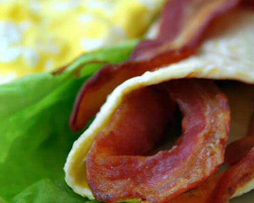 Wrap It Up: The Perfect Egg and Bacon Breakfast Delight