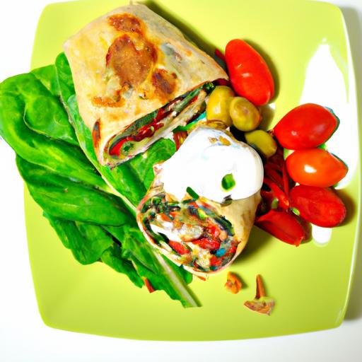 Mediterranean Delight: The Art of Feta and Olive Wraps