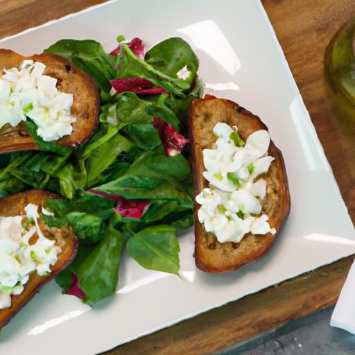 Labneh Toast ‍Salad:‌ A Fresh Twist ⁤on Creamy Delight