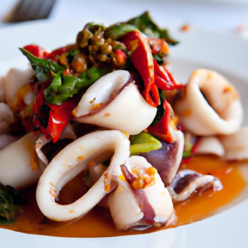 Pla Muk Pad Prik Pao: Spicy Stir-Fried Squid Delight Unveiled