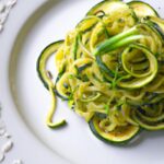 Twirl into Health: Gluten-Free Zucchini Noodles with Pesto