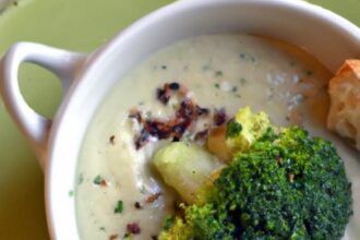 Creamy Broccoli Cauliflower Soup: A Comforting Green Blend