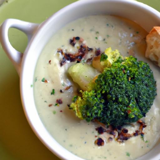 Creamy Broccoli Cauliflower Soup: A Comforting Green Blend