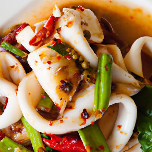 Pla Muk Pad Prik Pao: Spicy Stir-Fried Squid Delight Unveiled