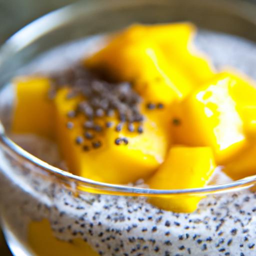 Tropical Twist: How to Make Chia Seed Pudding with Mango