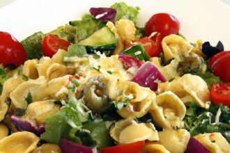 Mediterranean Twist: Fresh Greek Tortellini Salad Recipe