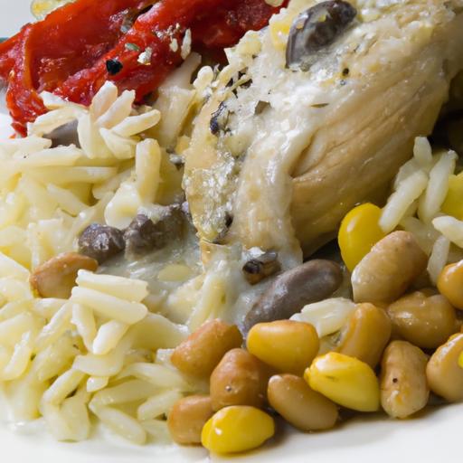 Savor the Flavors: Mediterranean chicken with Orzo Delight