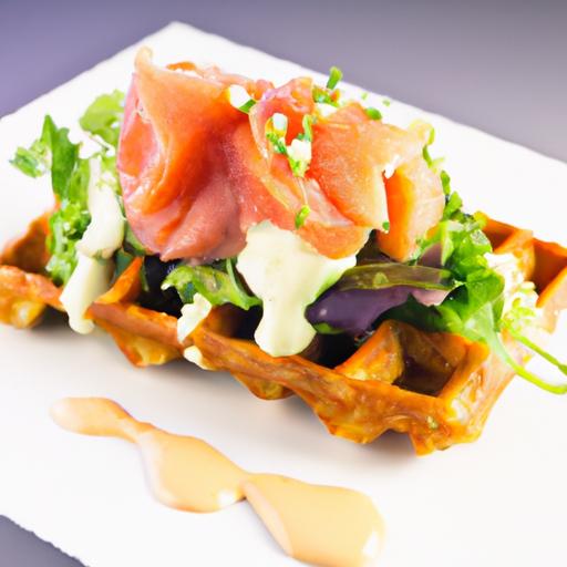 Savor Sushi Waffles: A ⁣Delicious​ Twist with Salmon & Tuna
