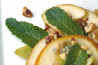 Crisp Pear & Tangy Gorgonzola: A Perfect Salad Duo