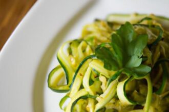 Zesty Zucchini Noodles with Ginger Garlic Flair Recipe