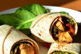 Spice Up Lunch: Delicious Black Pepper Chicken Wraps Recipe