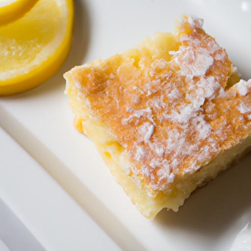 Easy lemon Bars with Cake Mix: A Zesty Twist on Dessert