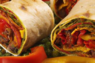 Flavor-Packed Roasted Red Pepper Wraps: A Tasty Twist