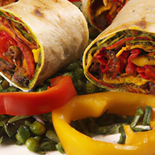 Flavor-Packed Roasted Red Pepper Wraps: A Tasty Twist