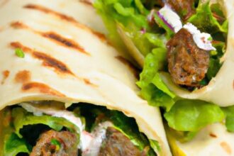 Gyro Delights: Savoring Classic Lamb and Chicken Wraps