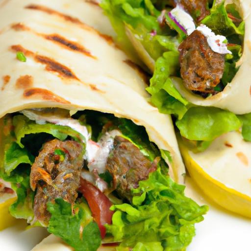 Gyro Delights: Savoring Classic Lamb and Chicken Wraps