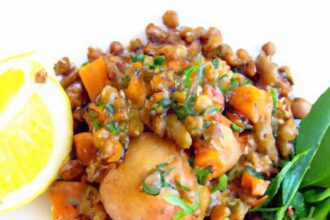 Nutty Brown Butter Lentil & Sweet Potato Salad Delight