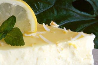Zesty No-Bake Vegan Lemon Cheesecake: Simple & Delicious