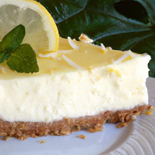 Zesty No-Bake Vegan Lemon Cheesecake: Simple & Delicious