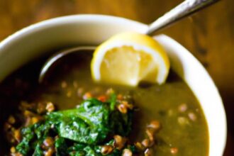 Hearty Spinach and Lentil Soup: Nutritious Comfort in a Bowl