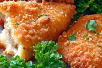 Crispy Chicken Parmesan Made with Gluten-Free Breadcrumbs