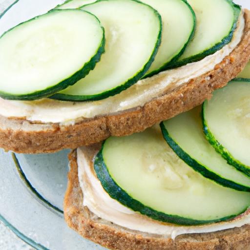 Refreshing Delight: The perfect Cucumber & Cream Cheese Sandwich