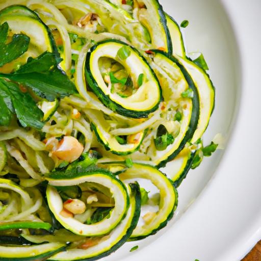 Zesty Zucchini Noodles with Ginger Garlic Twist Recipe