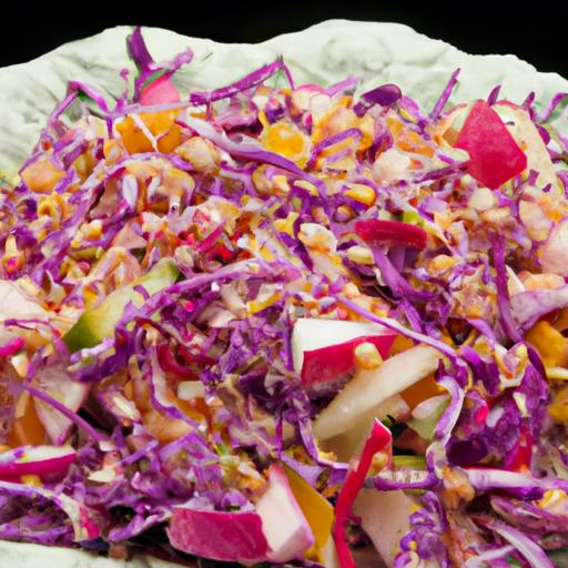 Rainbow Slaw: A Colorful Crunch for Every Meal Delight
