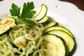 Zesty Zucchini Noodles with Ginger Garlic Twist Recipe