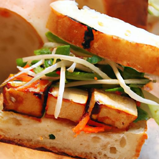 Bright Bites: Lemongrass Tofu Banh Mi Sandwich Magic