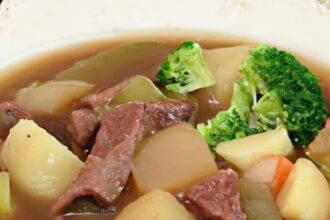 Hearty Beef Vegetable Soup: A Nutritious Comfort Bowl