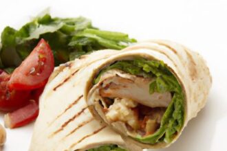 Deliciously Fresh: The Ultimate Grilled Chicken Hummus Wrap