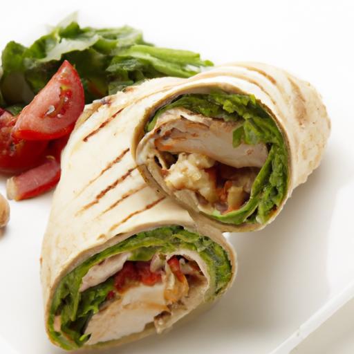 Deliciously Fresh: The Ultimate Grilled Chicken Hummus Wrap