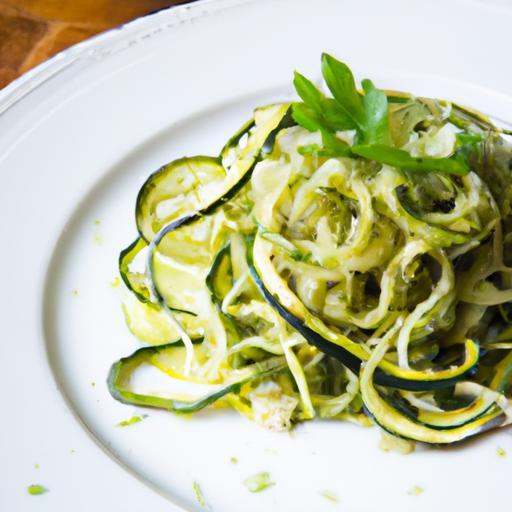 Twist Your Tastebuds: Gluten-Free Zucchini Noodles with Pesto